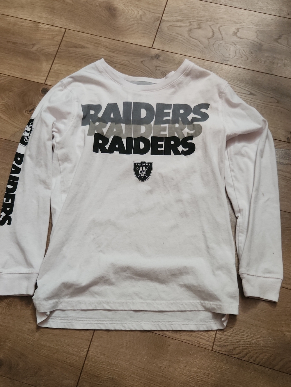 NFL Raiders Long Sleeve Kids Shirt
